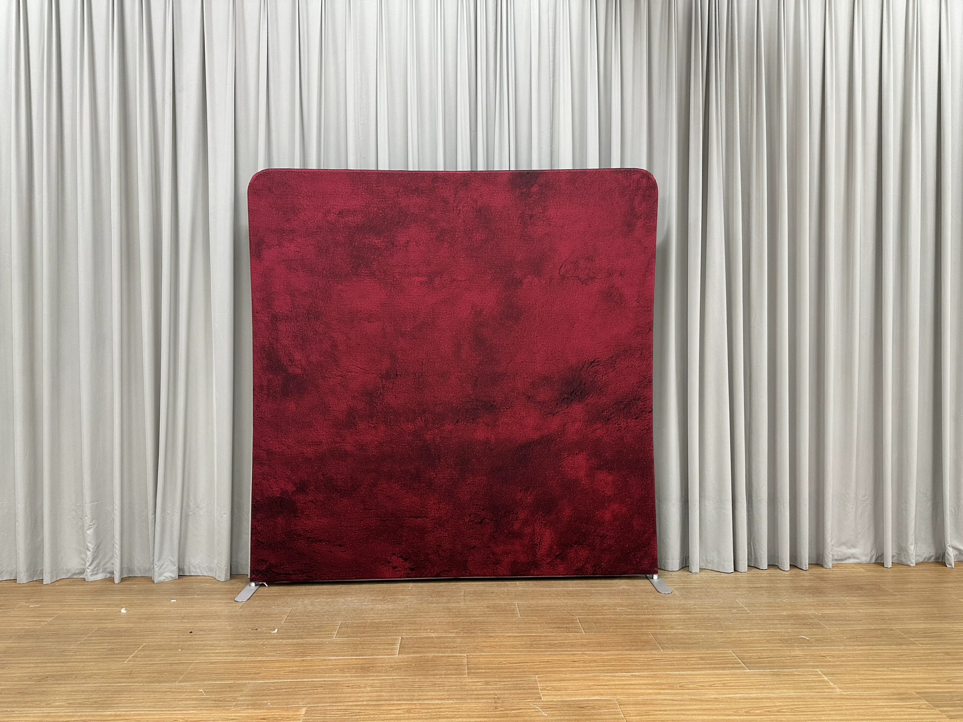 Merlot Velvet photo booth backdrop